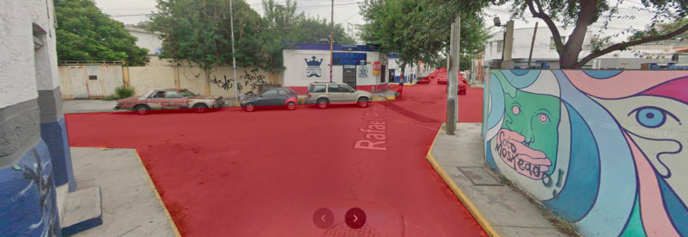 Cruce peatonal seguro entre las calles 5 de mayo, Vicente Riva Palacio y Platón Sanchez