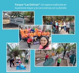 Parque Las Delicias: un espacio enfocado en la persona mayor y la convivencia con su familia.